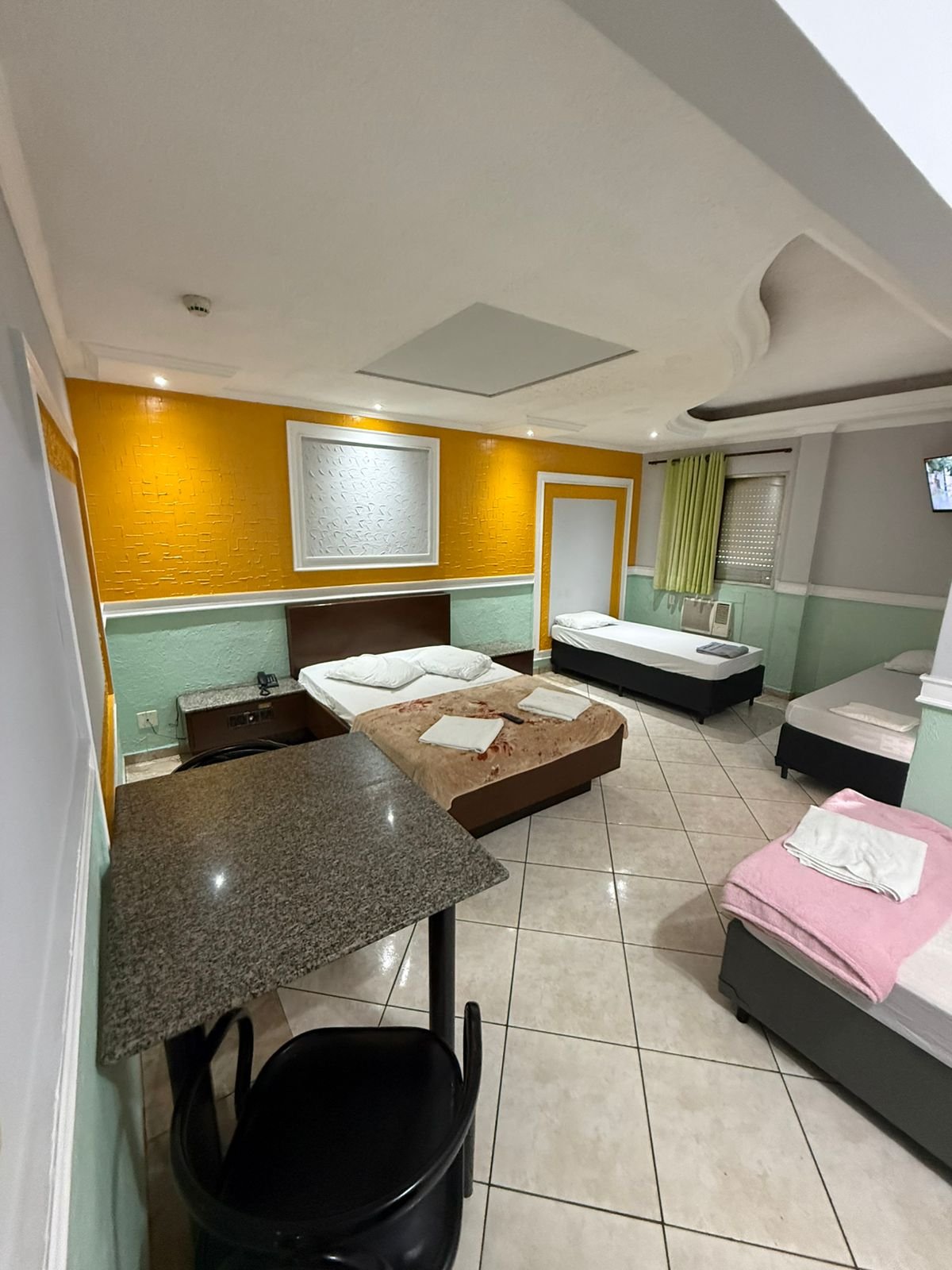 Suíte do Hotel Vitória de Santos
